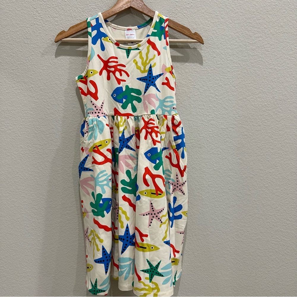 Hanna Andersson Sea Life Print Skater Dress